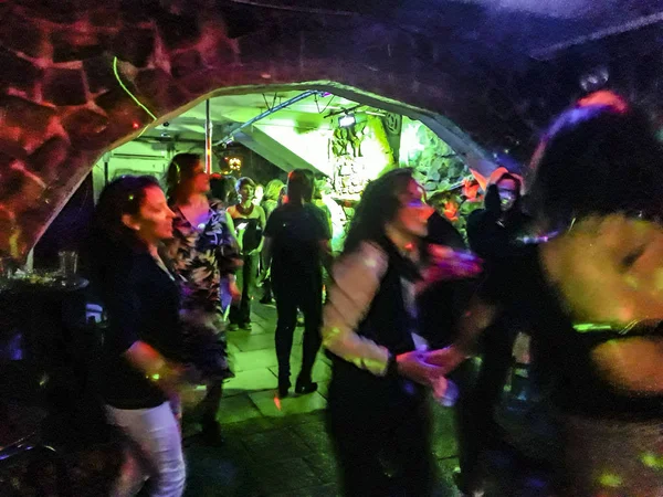 Монтевидео Уругвай Ноябрь 2018 Небольшие Частные Вечеринки Друзей Ночном Клубе — стоковое фото