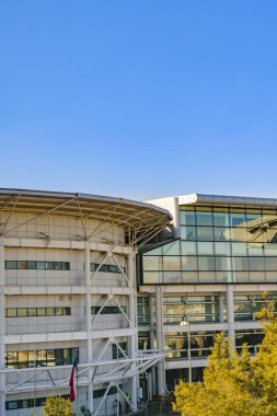 Santiago De Chile, Şili, Santiago de Chile Havaalanı'nda modern bina - 2018 - dış görünümünü olabilir