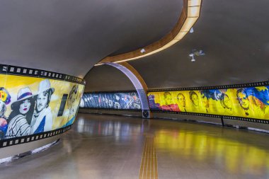 Santiago De Chile, Chile, boş santiago de chile metro - 2018 - iç görünümünü olabilir