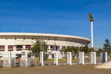 Dış görünümü atış Julio Martinez Pradanos santiago de chile Stadyumu
