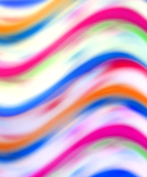 Conception Numérique Abstraite Moderne Ondulée Motif Dans Des Tons Multicolores — Photo