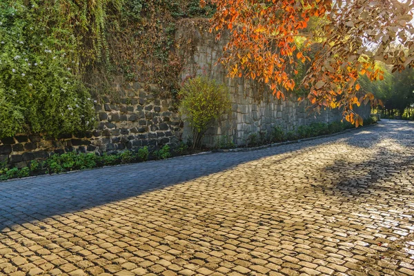 Strada Ciottoli Verso Cima Della Collina Santa Lucia Uno Dei — Foto Stock