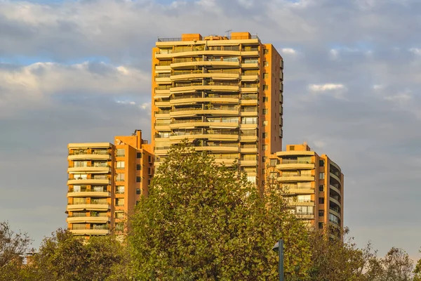 Budynki mieszkalne, Santiago de Chile — Zdjęcie stockowe