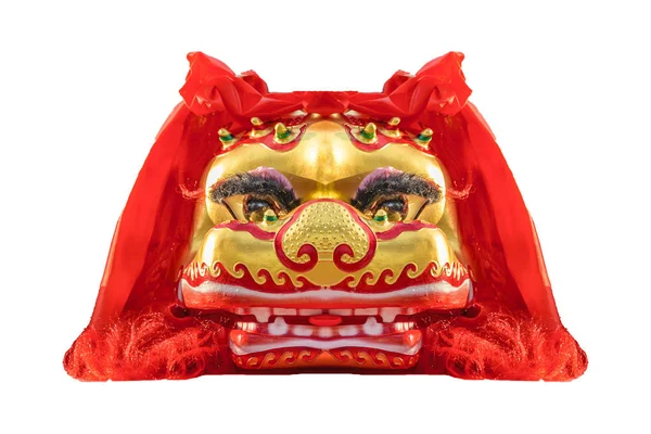 Lion Head Mask, Китайский Новый год, Монтевидео, Уругвай — стоковое фото
