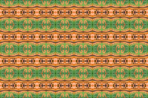 Colorful Ornate Decorative Seamless Pattern — Stock Photo, Image