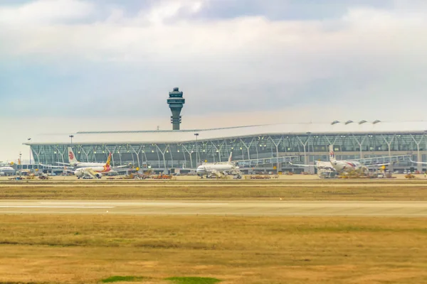 Šanghaj pudong letiště, Čína — Stock fotografie