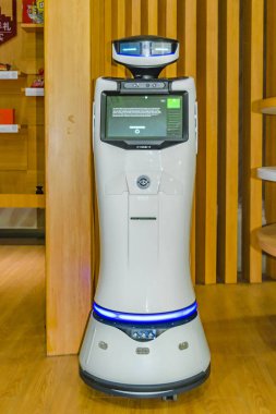 Robot asistanı, Turist Bilgi Merkezi, Shanghai, Çin