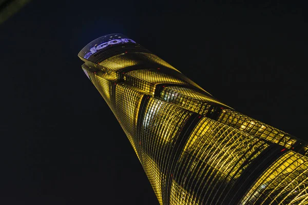 Shanghai Tower Low Angle Shot, Xangai, China — Fotografia de Stock