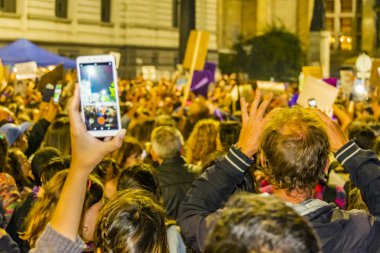 Kadınlar günü Mart, Montevideo, Uruguay