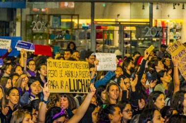 Kadınlar günü Mart, Montevideo, Uruguay