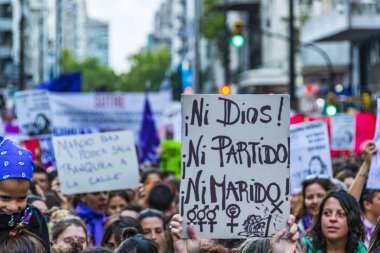 Kadınlar günü Mart, Montevideo, Uruguay