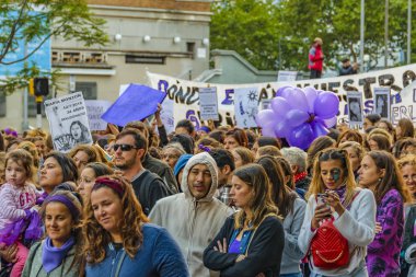 Kadınlar günü Mart, Montevideo, Uruguay