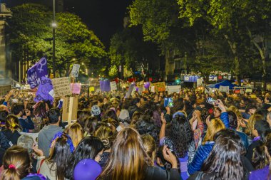 Kadınlar günü Mart, Montevideo, Uruguay