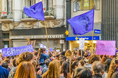 Kadınlar günü Mart, Montevideo, Uruguay