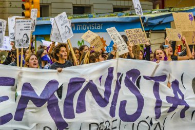 Kadınlar günü Mart, Montevideo, Uruguay