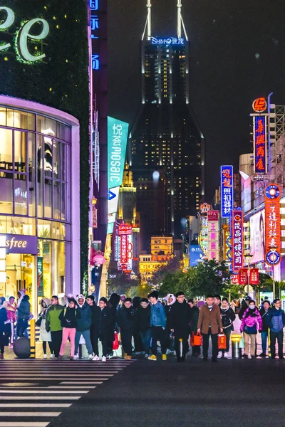 Nanjing Road, Xangai, China — Fotografia de Stock