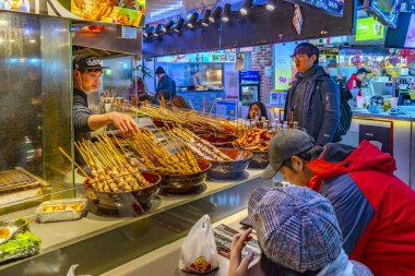 Sokak gıda mahkeme Market, Shanghai, Çin