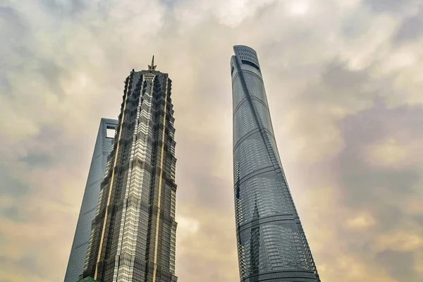 Pudong Financial District, Shanghai, China — Stock Photo, Image