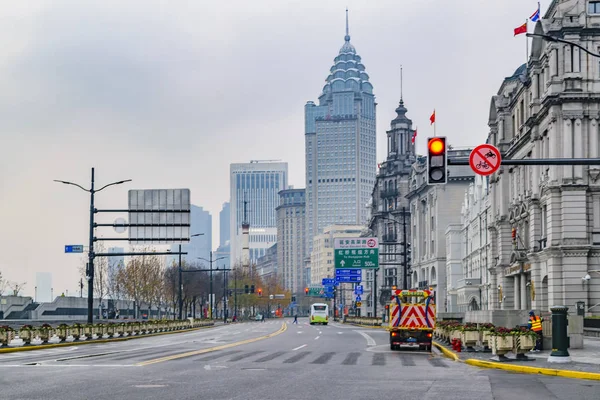 Bund, Szanghaj, Chiny — Zdjęcie stockowe