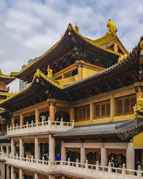 Jingan Temple, Shanghai, China — Stock Photo, Image