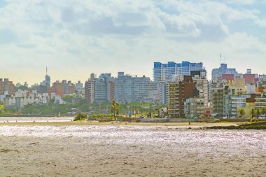 Montevideo kıyı yaz sahnesi, Uruguay