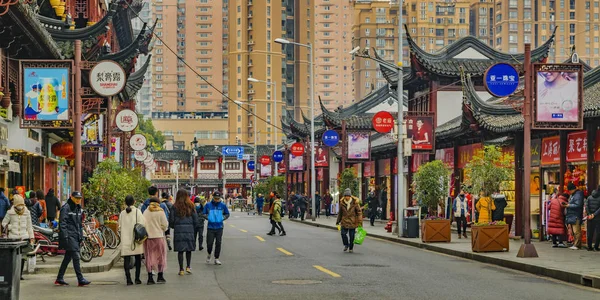 Commercial Old Street, Şanghay — Stok fotoğraf