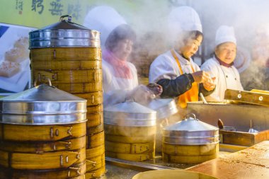 Street Food Market, Shanghai, Çin