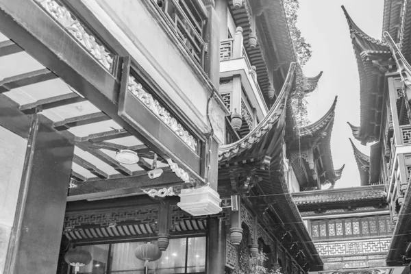 Comercial Old Street, Shanghai, China — Fotografia de Stock