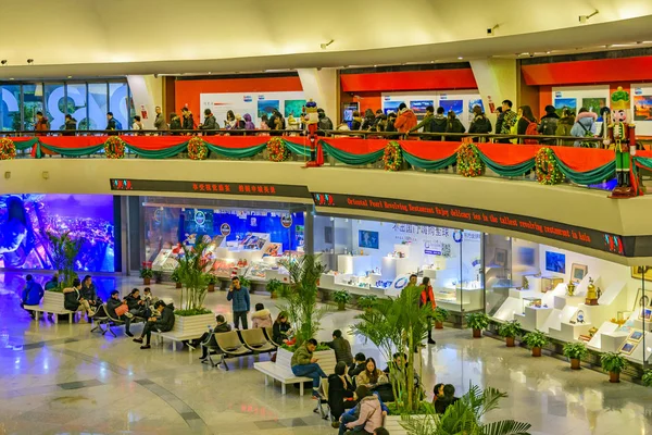 Oriental Perl Tower Interior, Shanghai, Cina — Foto Stock