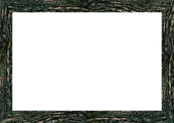 Empty Landscape Frame Background With Trunk Edges — Stock Photo, Image