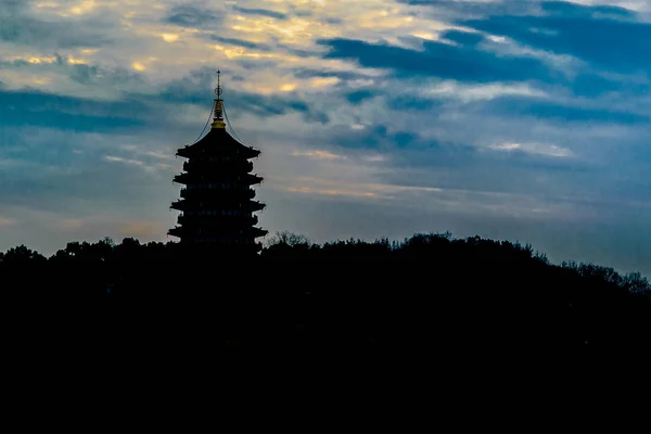 Oeste de china lake, hangzhou, — Foto de Stock