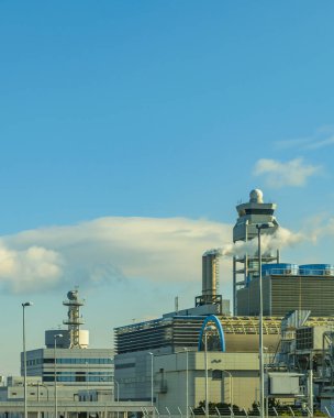 Kansai Havaalanı Dış Görünüm, Osaka, Japonya