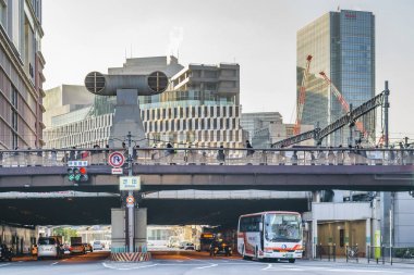 Osaka Modern Urban Day Scene, Japonya