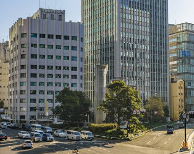 Osaka Modern Urban Day Scene, Japonya