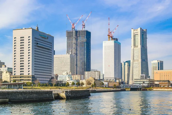 Yokohama Coast Cityscape, Japonia — Zdjęcie stockowe