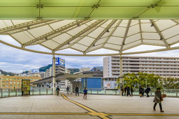 Hiroshima trein station, Japan — Stockfoto