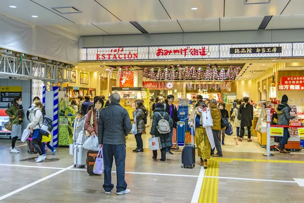 Hiroshima tåg station, Japan — Stockfoto