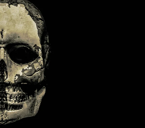 Cráneo monstruo horror fondo — Foto de Stock