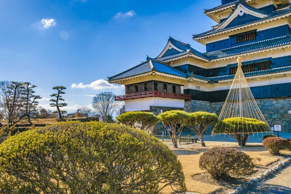 Castillo de Matsumoto Exterior, Nagano, Japón — Foto de Stock