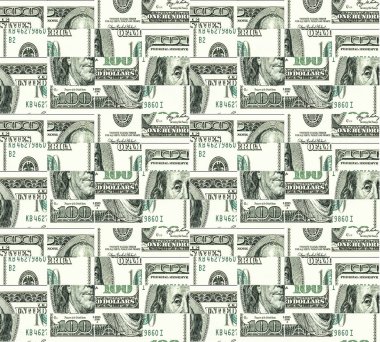 100 Dolarlık Motif Desen Tasarımı