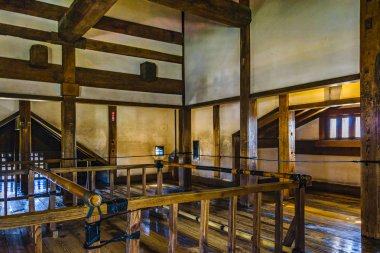Matsumoto Castle Interior, Nagano, Japonya