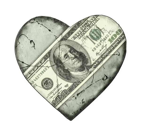 Love For Money Concept Ilustration — Stock Photo, Image