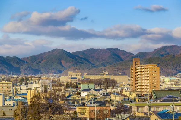 Vista aérea Matsumoto City, Japón — Foto de Stock