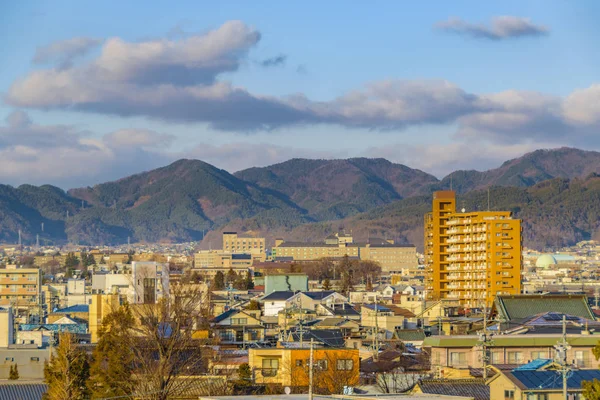 Vista aérea Matsumoto City, Japón — Foto de Stock