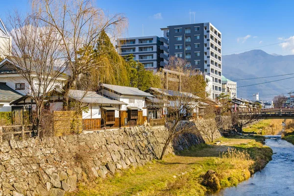 리버프론트 하우스, 마츠모토, 일본 — 스톡 사진