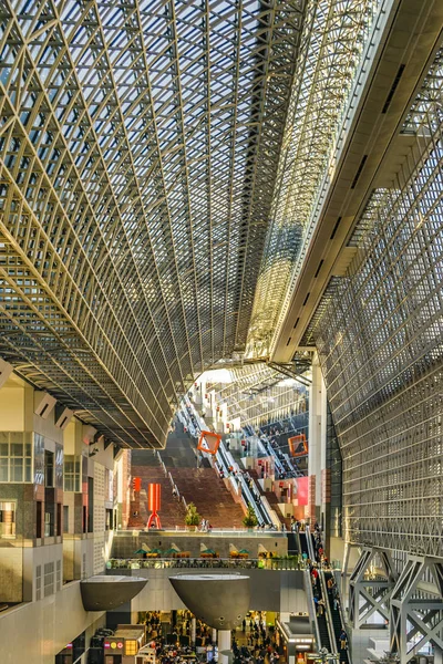 Kyoto Station Interior View, Japan — Stockfoto