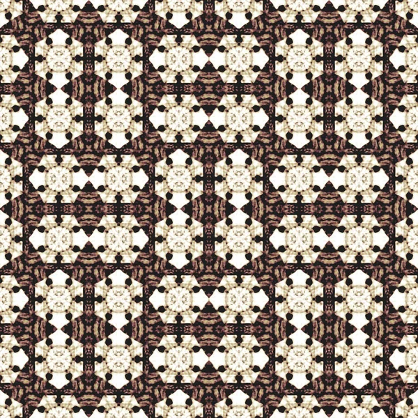 Geometric Wooden Textured Seamless Pattern — Stock Photo, Image