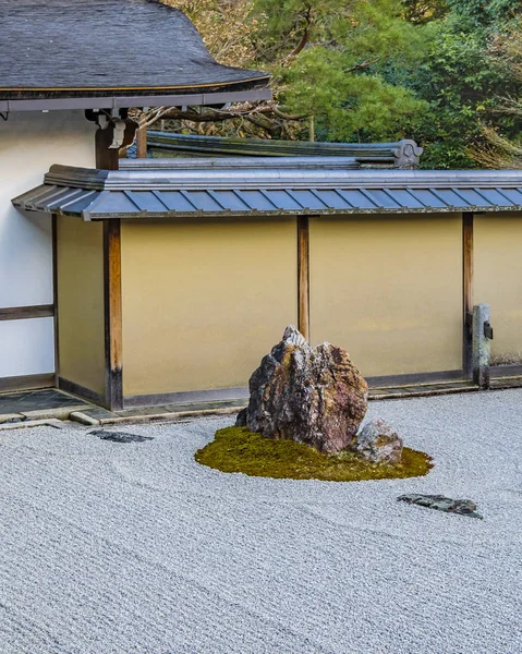 Temple bouddhiste Ryoanji, Kyoto, Japon — Photo