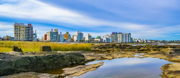 Praia de Malvin, Montevidéu, Uruguai — Fotografia de Stock
