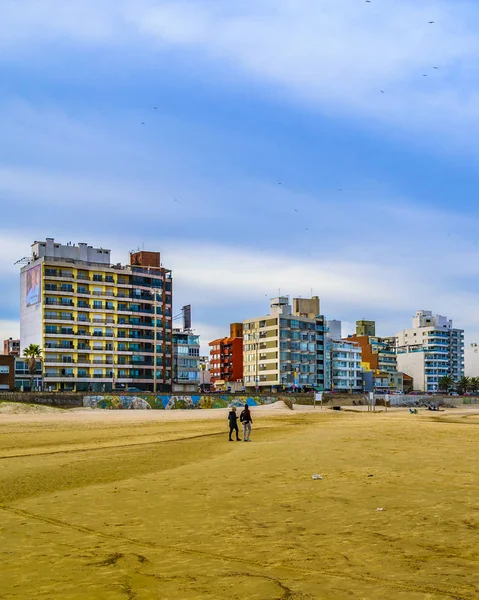 Playa Malvin, Montevideo, Uruguay — Foto de Stock